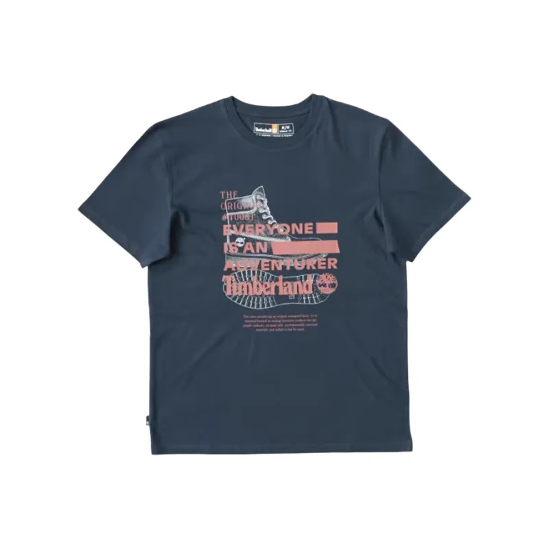 Timberland T Shirts Unisex Blue-0