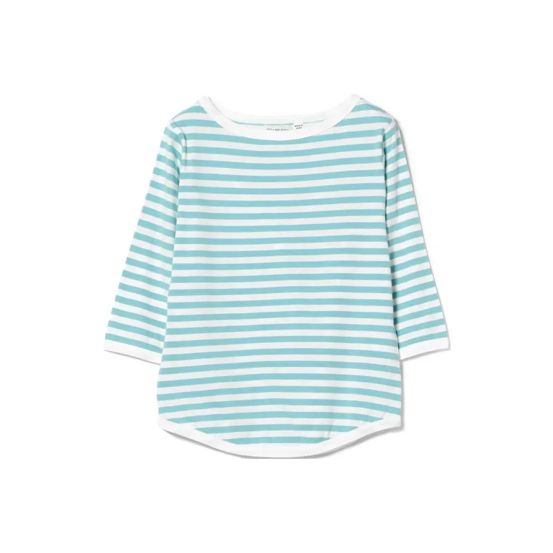 Beams T Shirts Women's Sax Blue-0
