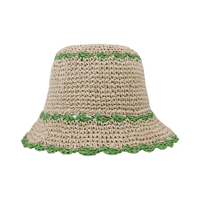 JW 100% Straw Sun Protection Hats Women's-0
