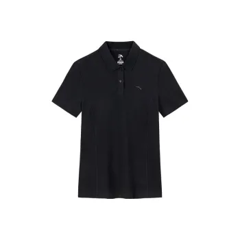 Anta Variety Training Collection Polo Shirt Women's Basic Black