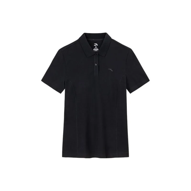 Anta Variety Training Collection Polo Shirt Women's Basic Black-0