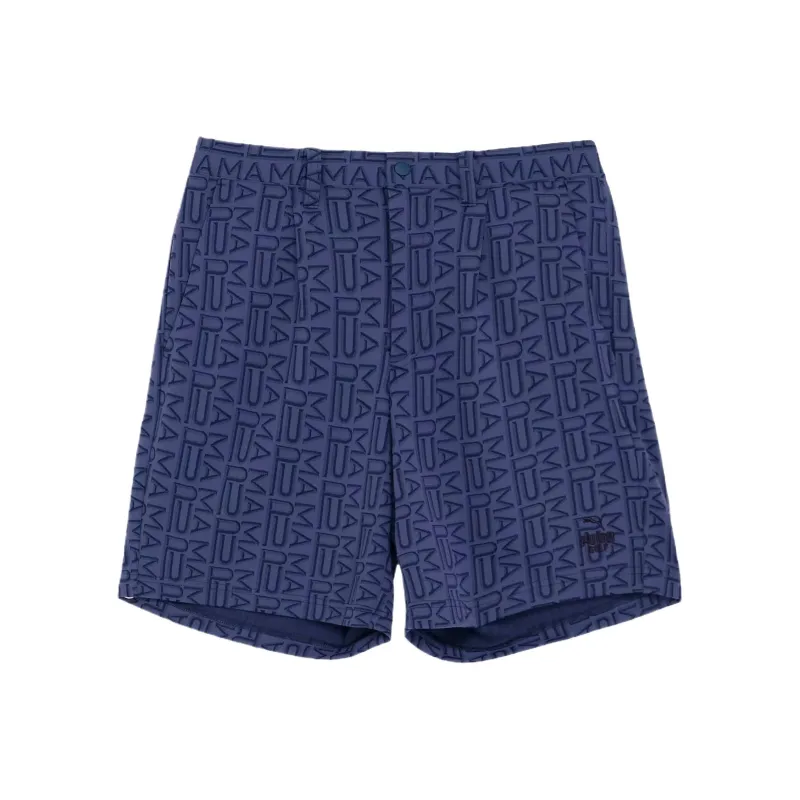 PUMA AOP Golf FOG Casual Shorts Men's Marine Blue-0