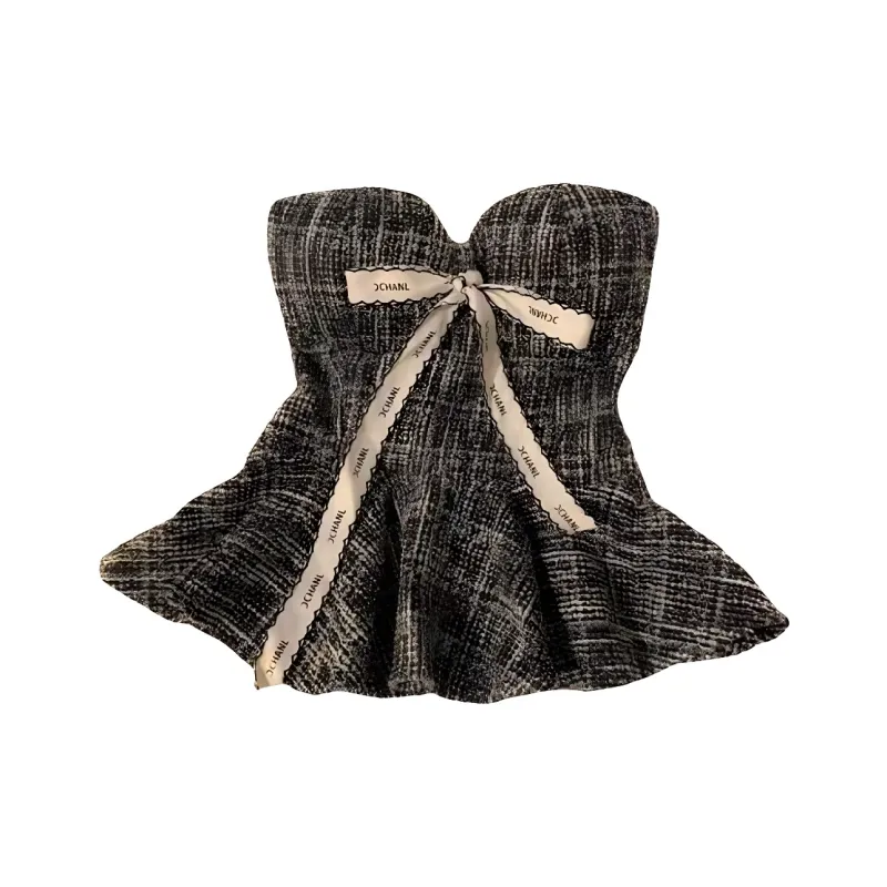 DOKZB Strapless Top Women's Black-0