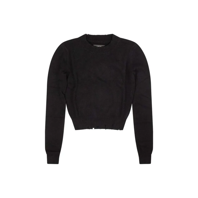 AMIRI Classic Cashmere Crewneck 'Black'-0