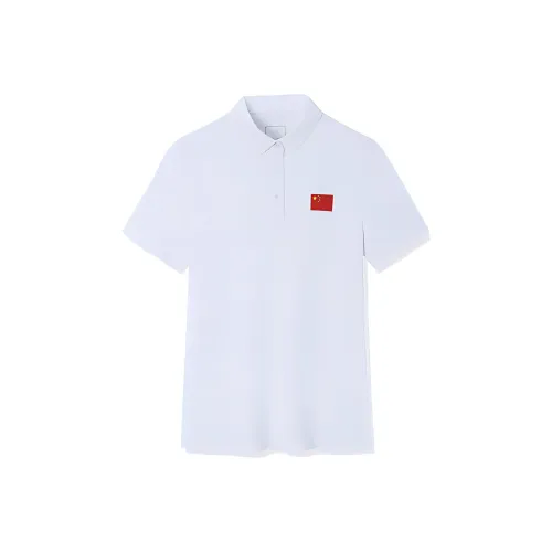 ANTA Champion All-Weather Series Polo Shirts Women's Gravel White