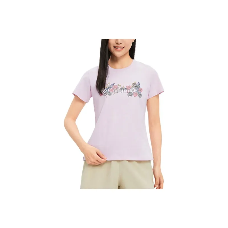 Columbia T Shirts Women's Pink-0