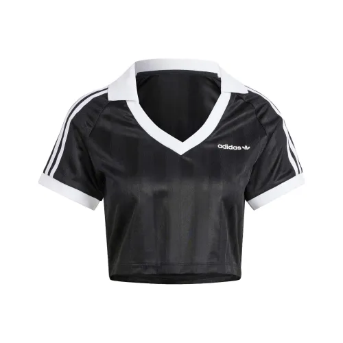 adidas originals Football Crop Top Black
