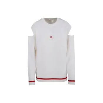 Givenchy Intarsia-logo Cut-out Jumper