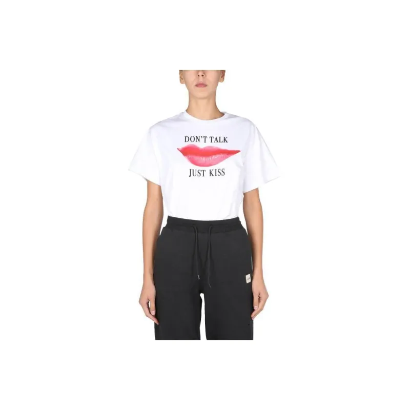 ETRE CECILE Just Kiss Print T Shirt-0