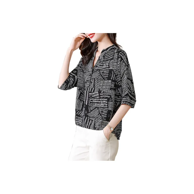 Cypress House Shirt Women's Black Sole Five Line Score-0