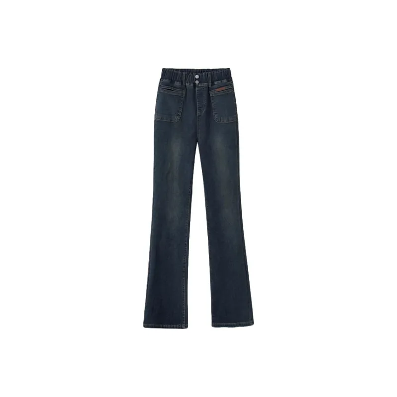 Mu Xiao Xin Jeans Women's Concrete Gray-5