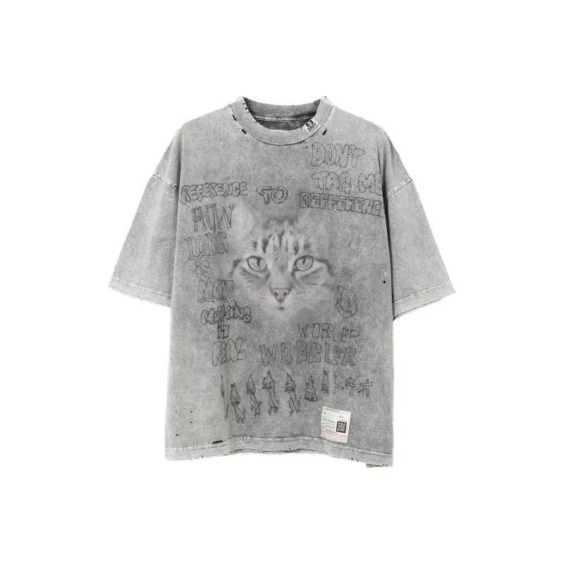 Maison Mihara Yasuhiro T-Shirt Women's Gray-0