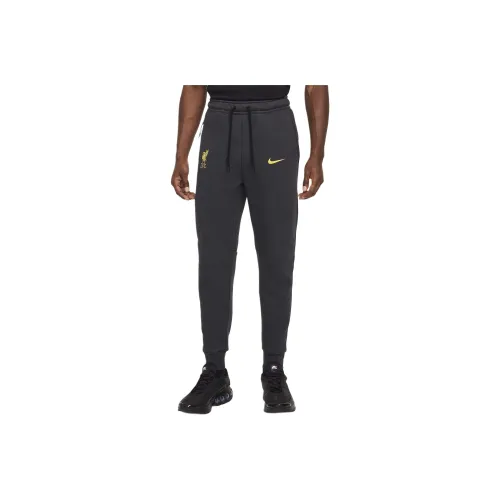 Nike Liverpool Soccer Bottom Men's Dark Smoke Gray/Chrome Yellow