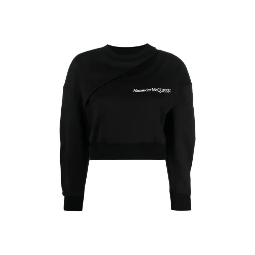 Alexander McQueen Sweatshirts Women's Black
