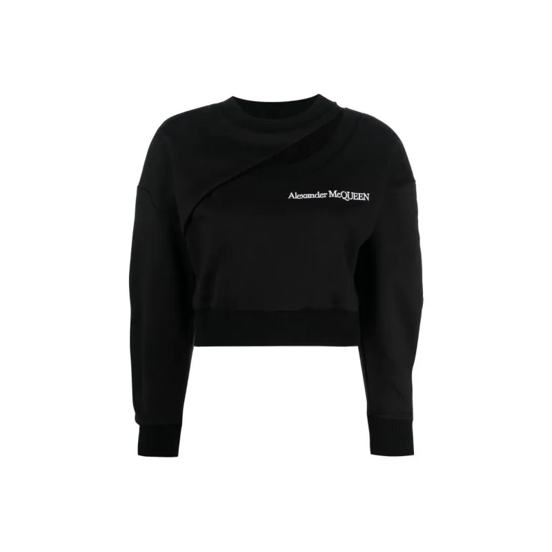 Alexander McQueen Sweatshirt Women's Black-0