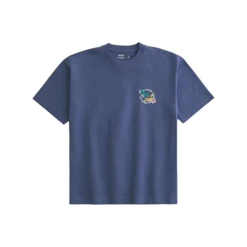 Hollister T Shirt Men's Light Marine Blue