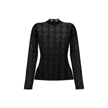 Marine Serre T Shirt Women's Black