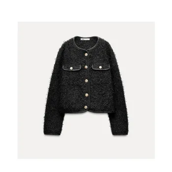 ZARA Jackets Coats Women's Black