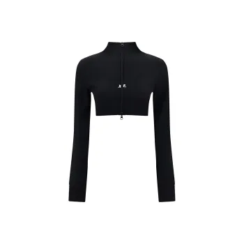 COURREGES Short Tracksuit Jacket 'Black'