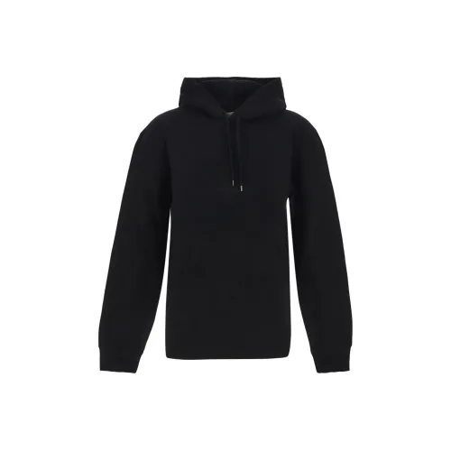SAINT LAURENT Logo Embroidered Drawstring Hoodie