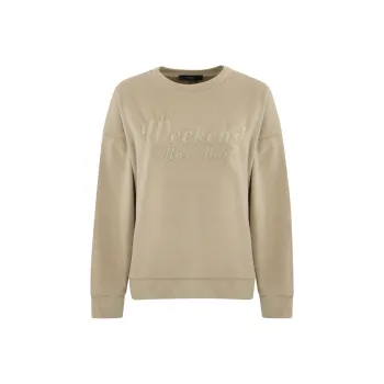 WEEKEND MaxMara Logo Embroidered Crewneck Sweatshirt