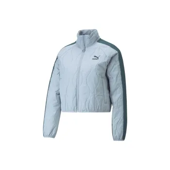 PUMA T7 T7 Quilting Track Jacket Jacket Women's Blue