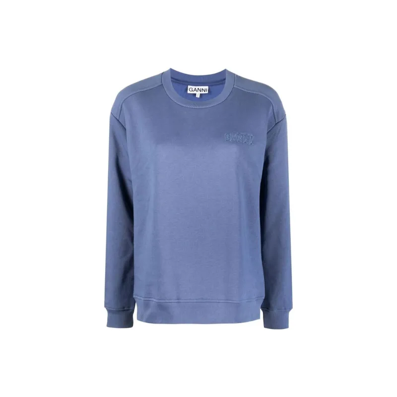 GANNI Sweatshirts Women's Blue-0