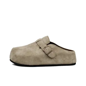 SHUXIAOBEI Closed Toe Slippers Women's