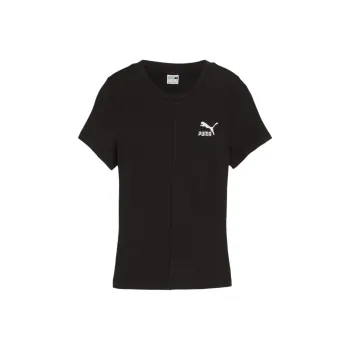 PUMA CLASSICS Regular T Shirt Women's Black