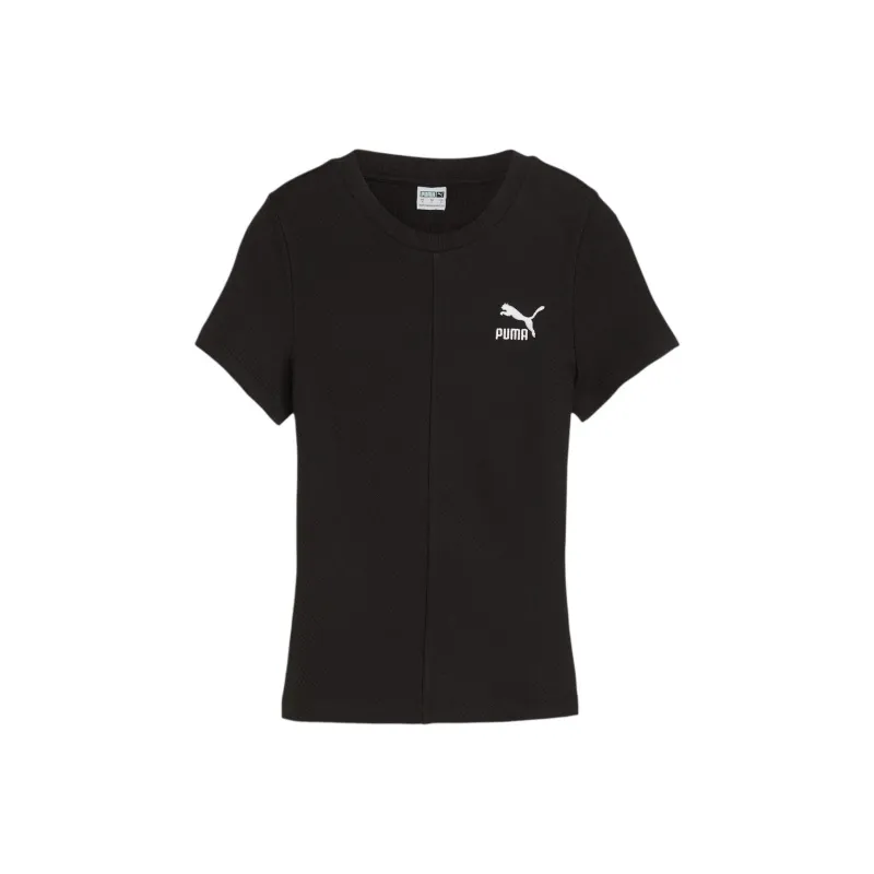 PUMA CLASSICS Regular T Shirt Women's Black-0