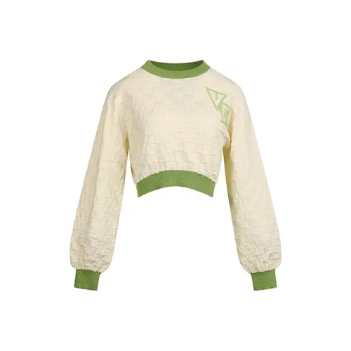 Valeria Obbaco Valeria Obbaco Luminous Collection Knitwear Women's White Green