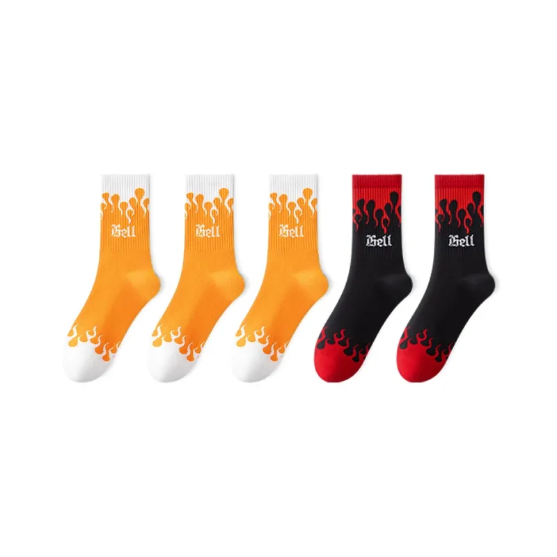 Taste The Color Knee High Socks Unisex 5 Pack-7