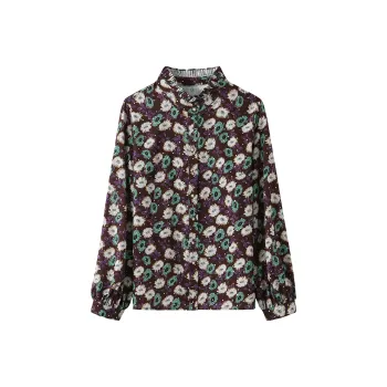 H YXIANG Shirts Women's Royal Blue