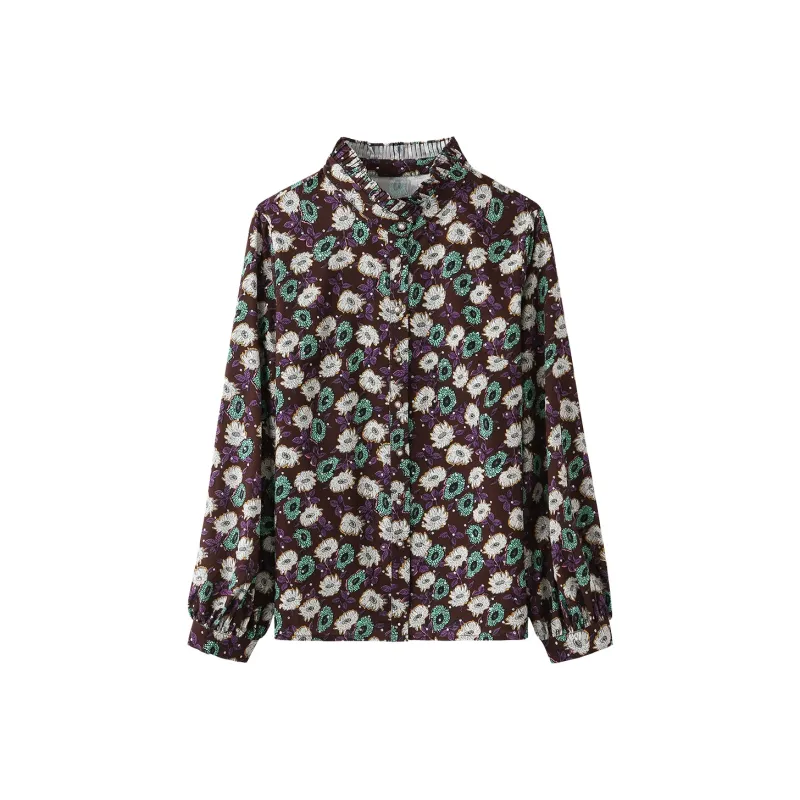 H YXIANG Shirts Women's Royal Blue-0