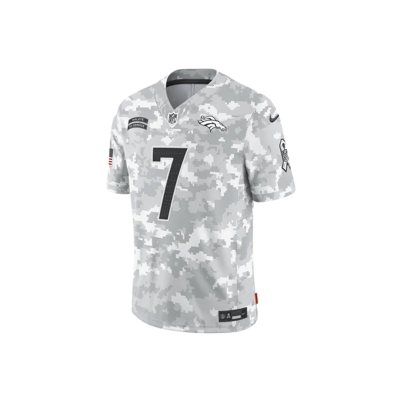 Nike John Elway Denver Broncos Salute To Service Men's Nike Dri FIT Nfl Limited Jersey-0