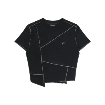 FILA FUSION Set in Sleeve T Shirt Women's Jet Black