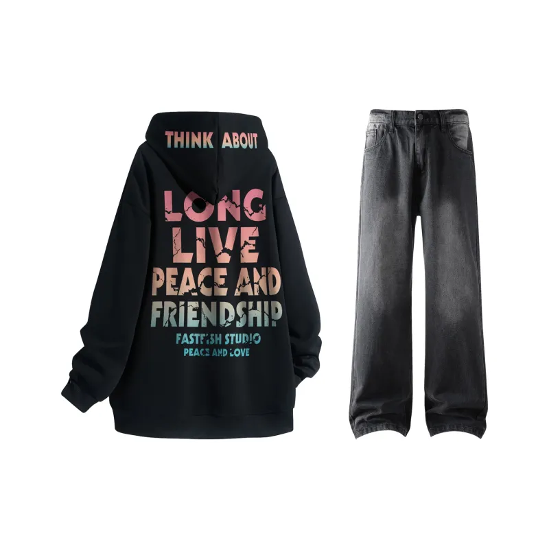 FASTFISH Sweatshirt Sets Unisex-22