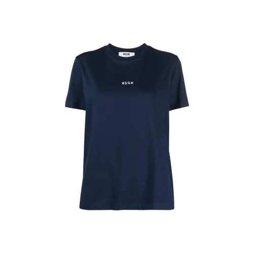 MSGM T Shirt Women's Marine Blue