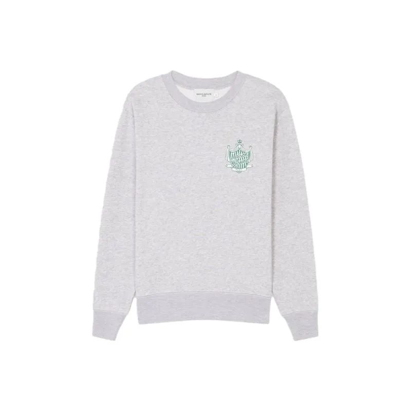 Maison Kitsune Sweatshirts Women's Light Gray-0