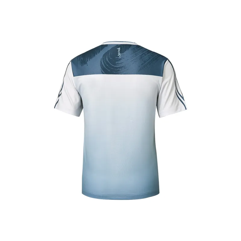 Kawasaki Contest Series Badminton Jersey Men's Jade Blue-1