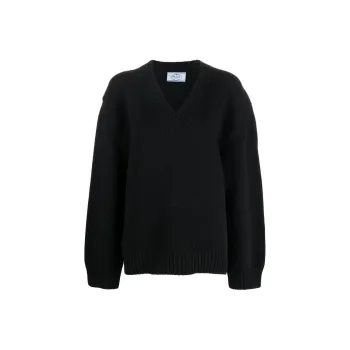 PRADA V-Neck Oversized Jumper