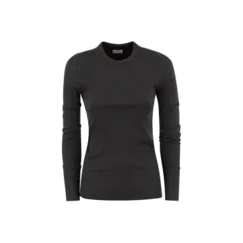 Brunello Cucinelli Monili Embellished Ribbed Knit Jumper