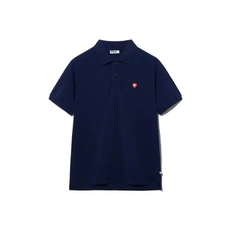 FILA F+ ADORO Polo Shirt Unisex Dark Blue-0