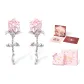 Rose Love Melody Ear Clips-Morgan Pink[Disney Love Confession Box with Exclusive Card]