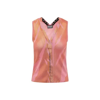 DIESEL T-Shirts Women's Pink