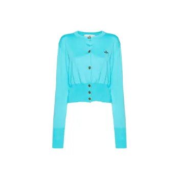 Vivienne Westwood Orb Embroidered Knit Cardigan