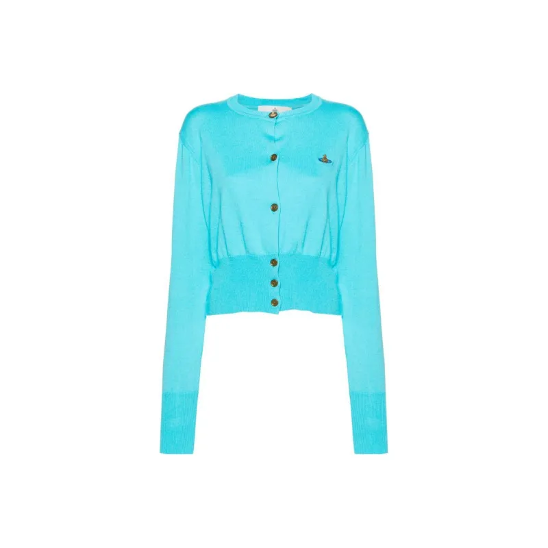 Vivienne Westwood Orb Embroidered Knit Cardigan-0