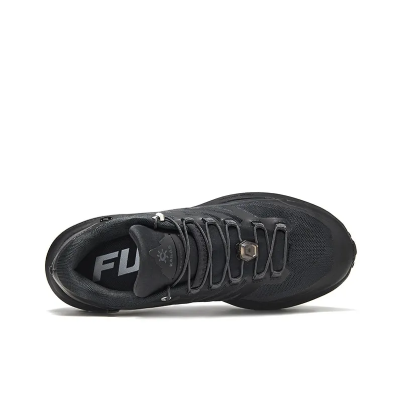 KAILAS FUGA EX2 Slip Resistant, Abrasion Resistant, Breathable Coverage Low Top Running Shoes Men's Ink Black-2
