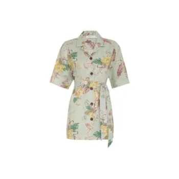 Zimmermann Matchmaker Floral-print Linen Shirt