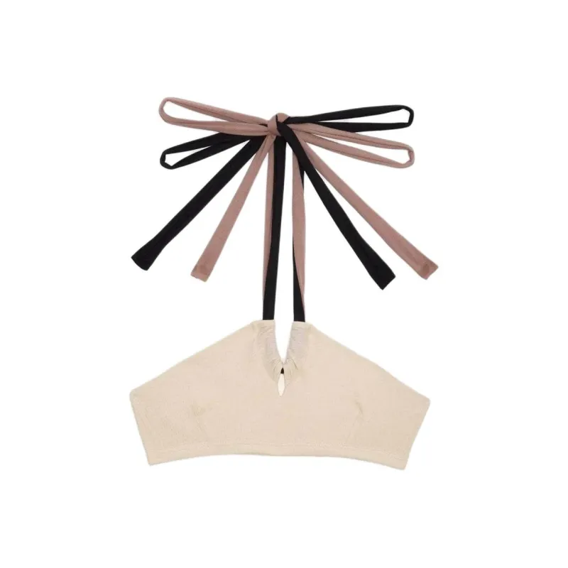 BASERANGE SS24 Circ Bra - Organic Cotton Rib Camisole Women's Kano Pink-0